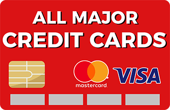 all major credit cards